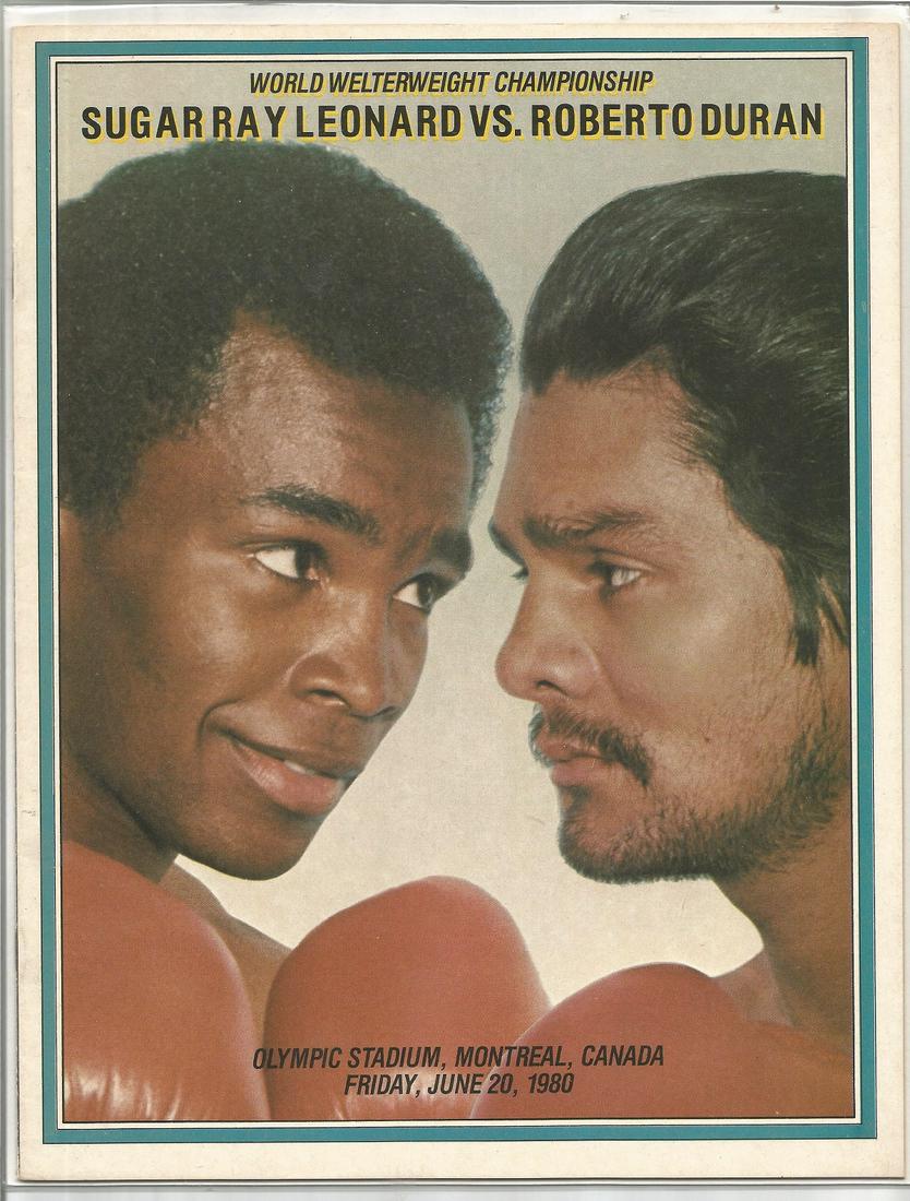 Sugar Ray Leonard Vs Roberto Duran World Welterweight (1 of 1)