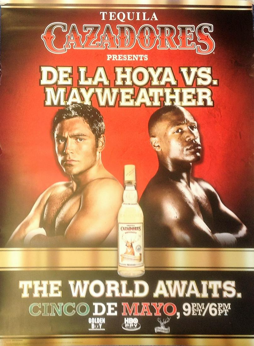 Oscar De La Hoya Vs Floyd Mayweather World Title 2007: Oscar De La Hoya Vs Floyd Mayweather World Title 2007 Official 19x26 Boxing Poster Titled The World Awaits. We combine postage on multiple winning lots and can ship worldwide. UK postage from £4