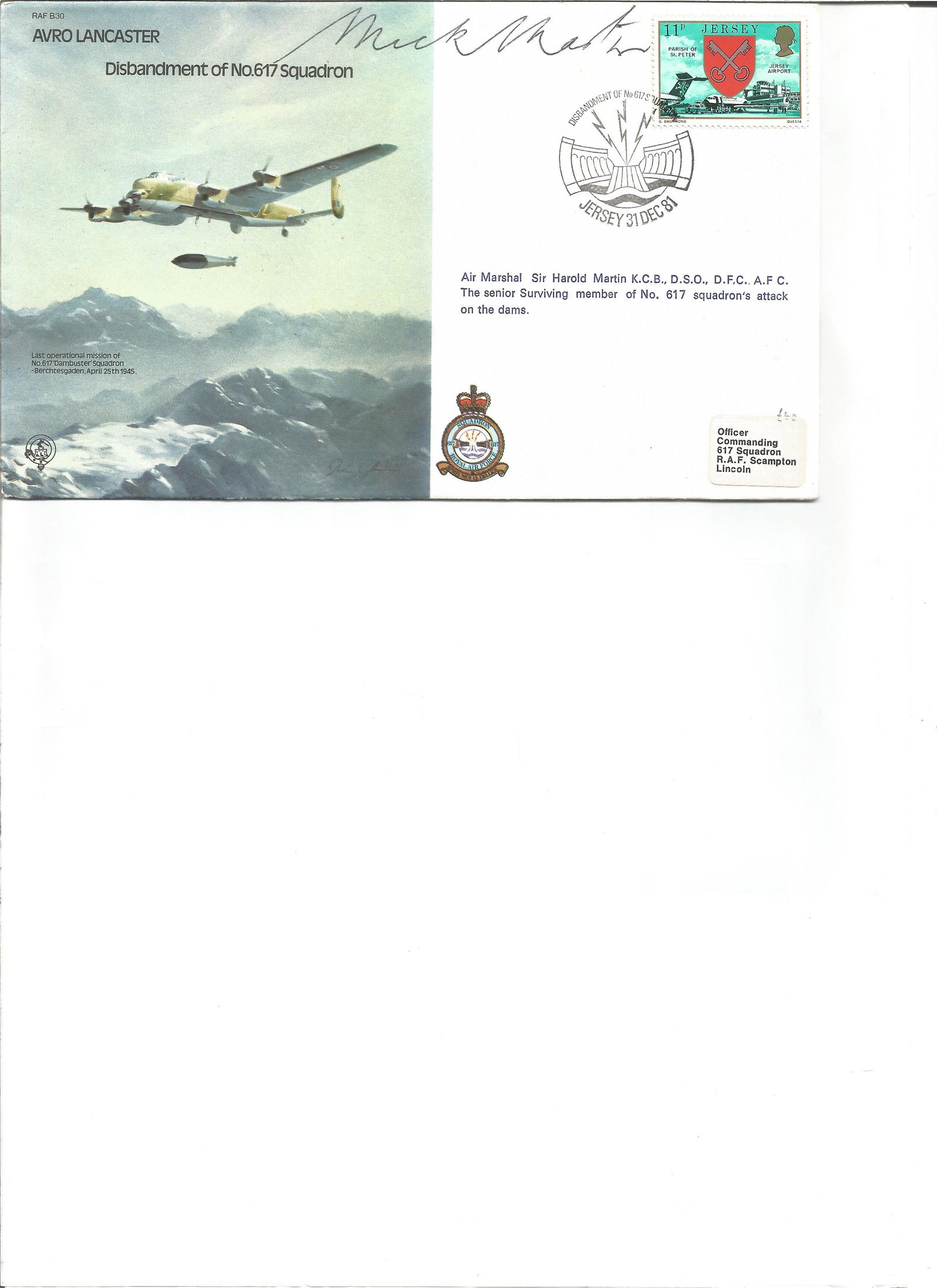 Dambuster WW2 pilot Air Marshall Sir Harold Mick Martin (1 of 1)