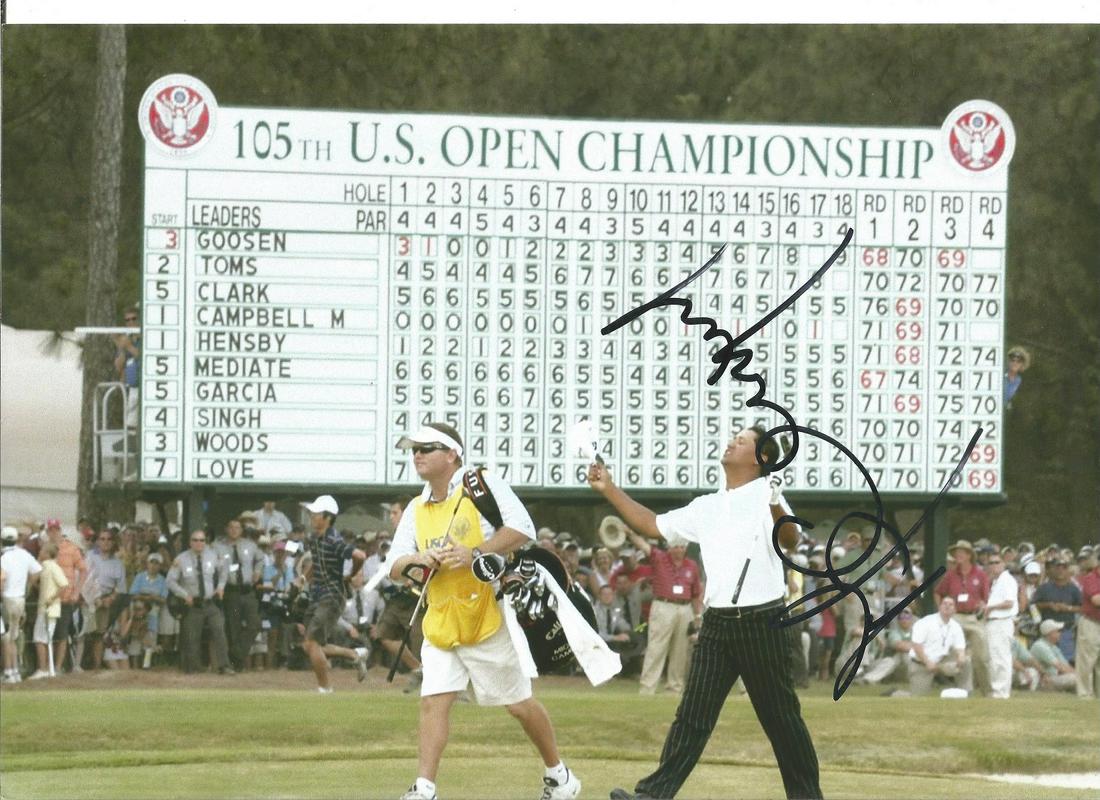 Golf Michael Campbell 12x8 signed colour photo pictured (1 of 1)