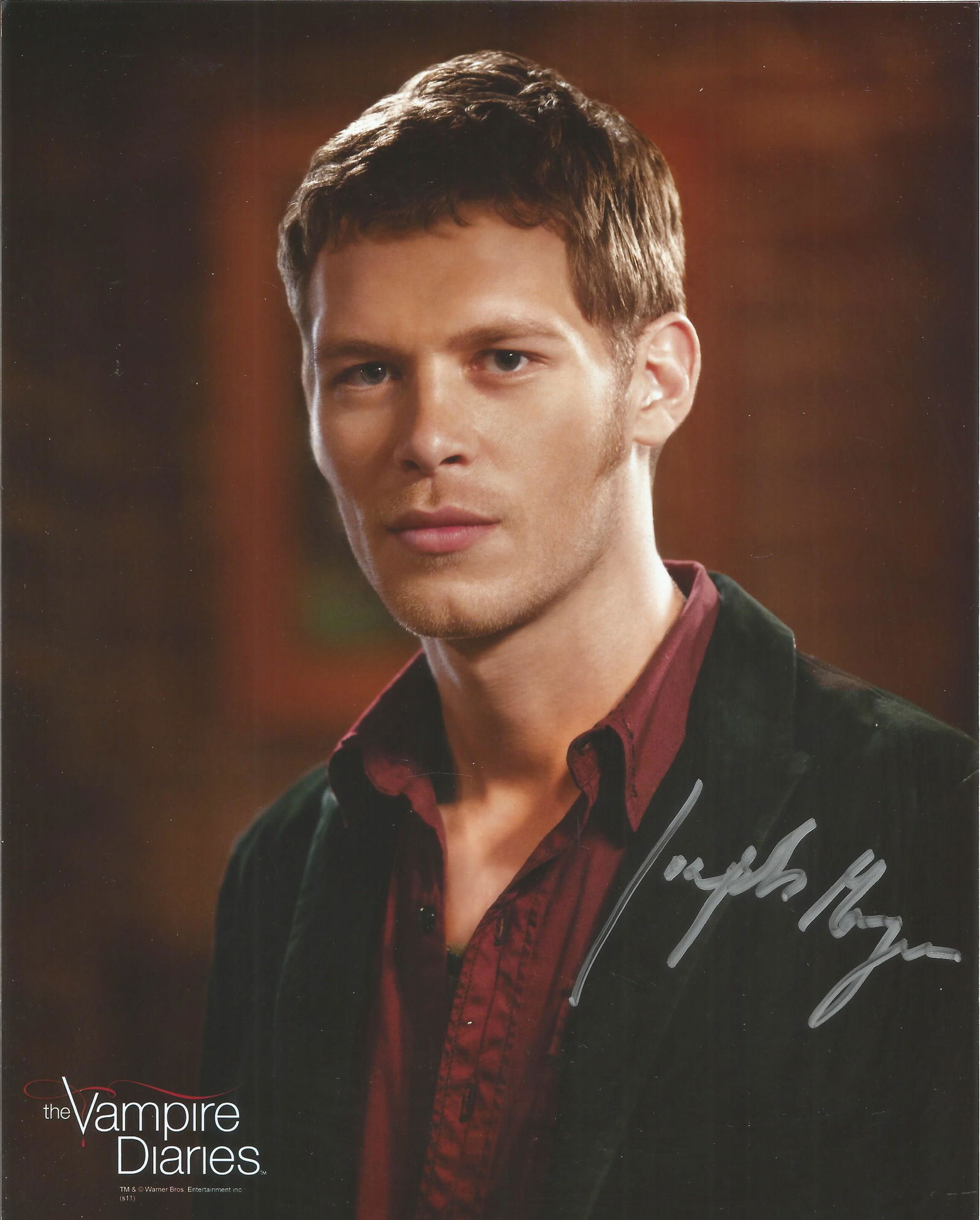 Joseph Morgan signed 10x8 colour photo from Vampire (1 of 1)