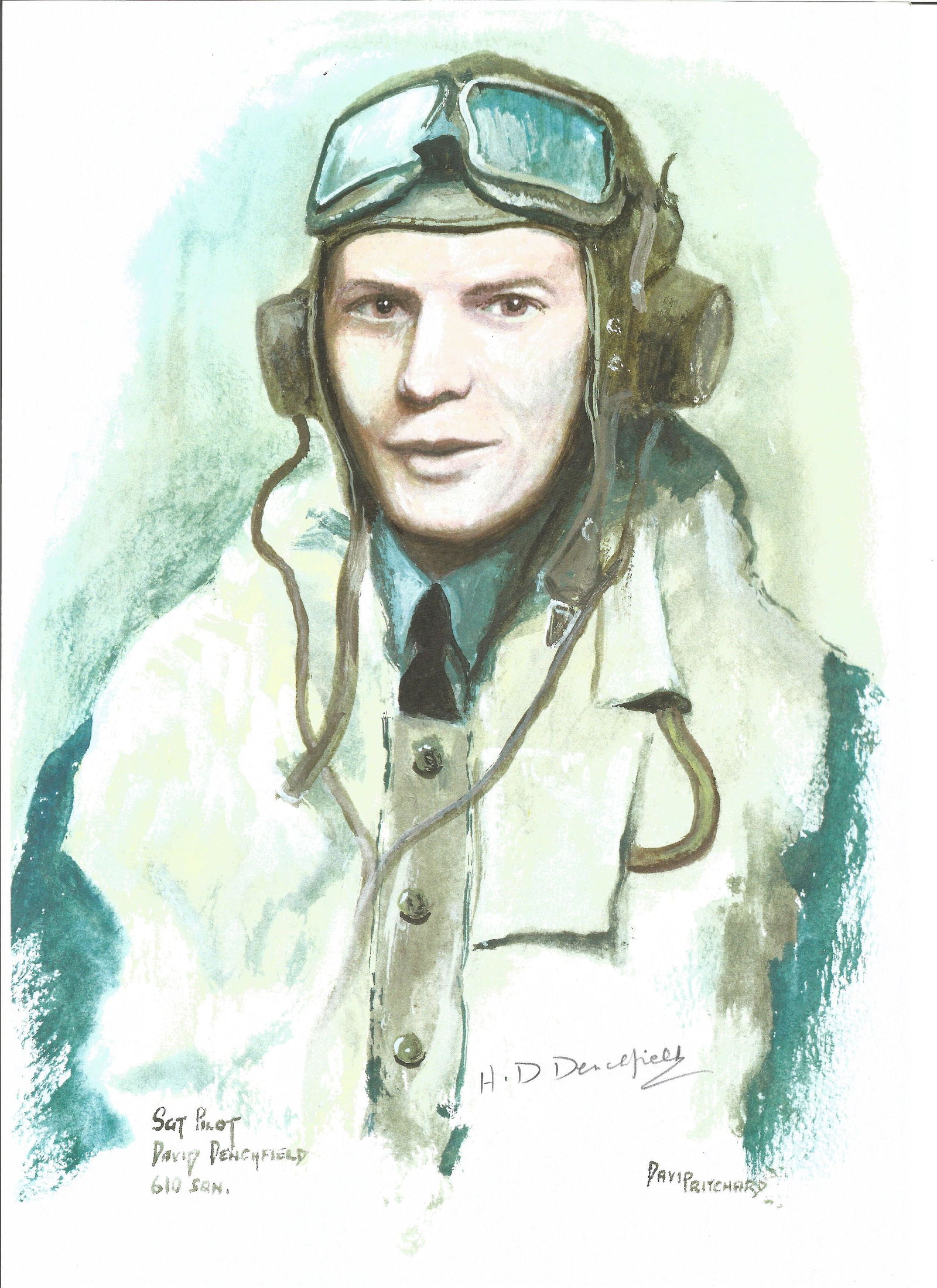 Sgt Pilot David Denchfield WW2 RAF Battle of Britain (1 of 1)