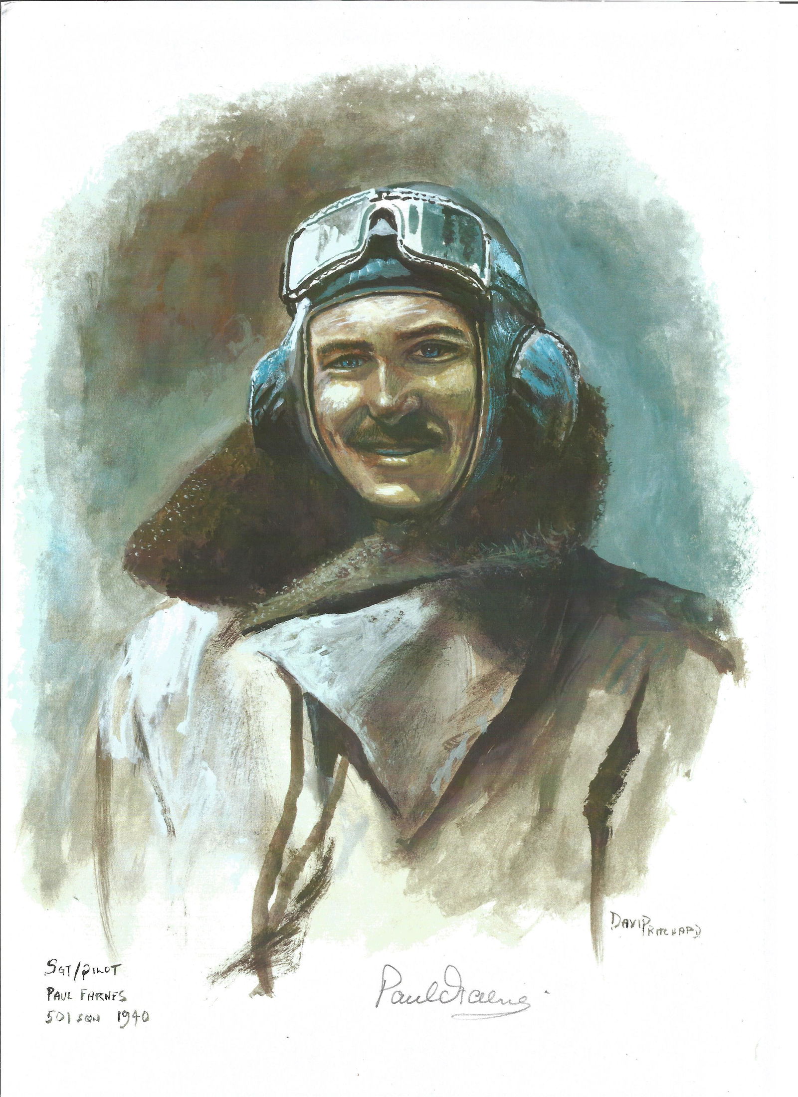 Sgt Pilot Paul Farnes WW2 RAF Battle of Britain Pilot (1 of 1)