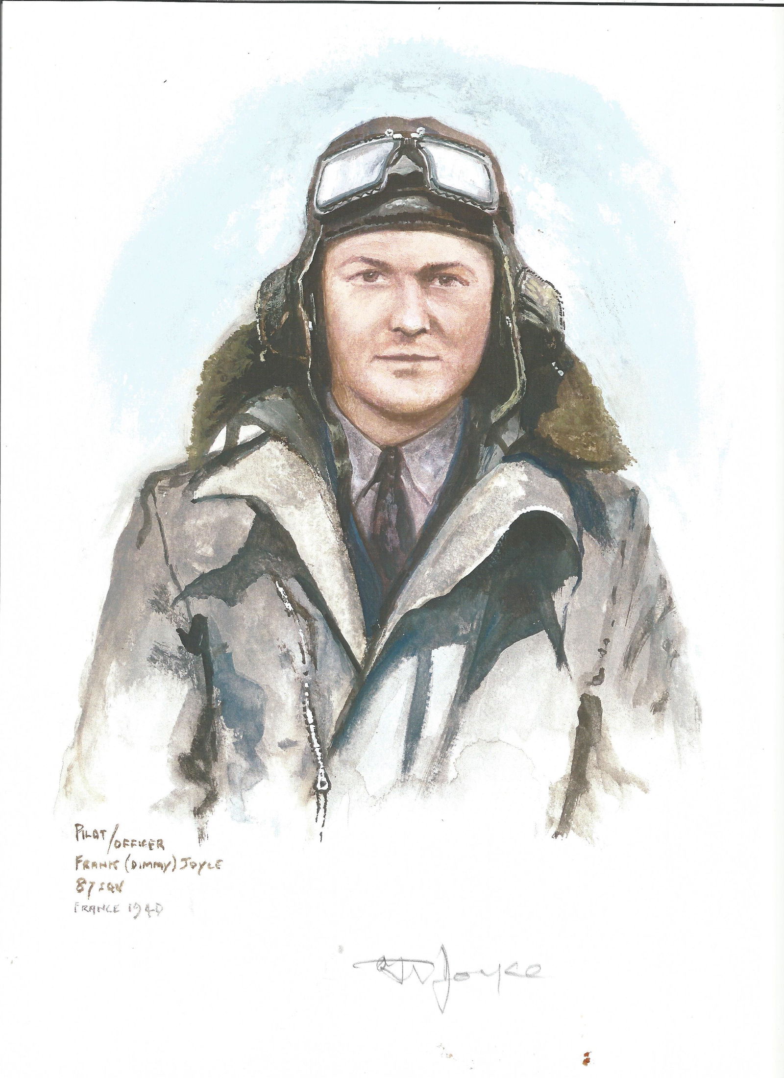 Plt Off Frank Joyce WW2 RAF Battle of Britain Pilot (1 of 1)