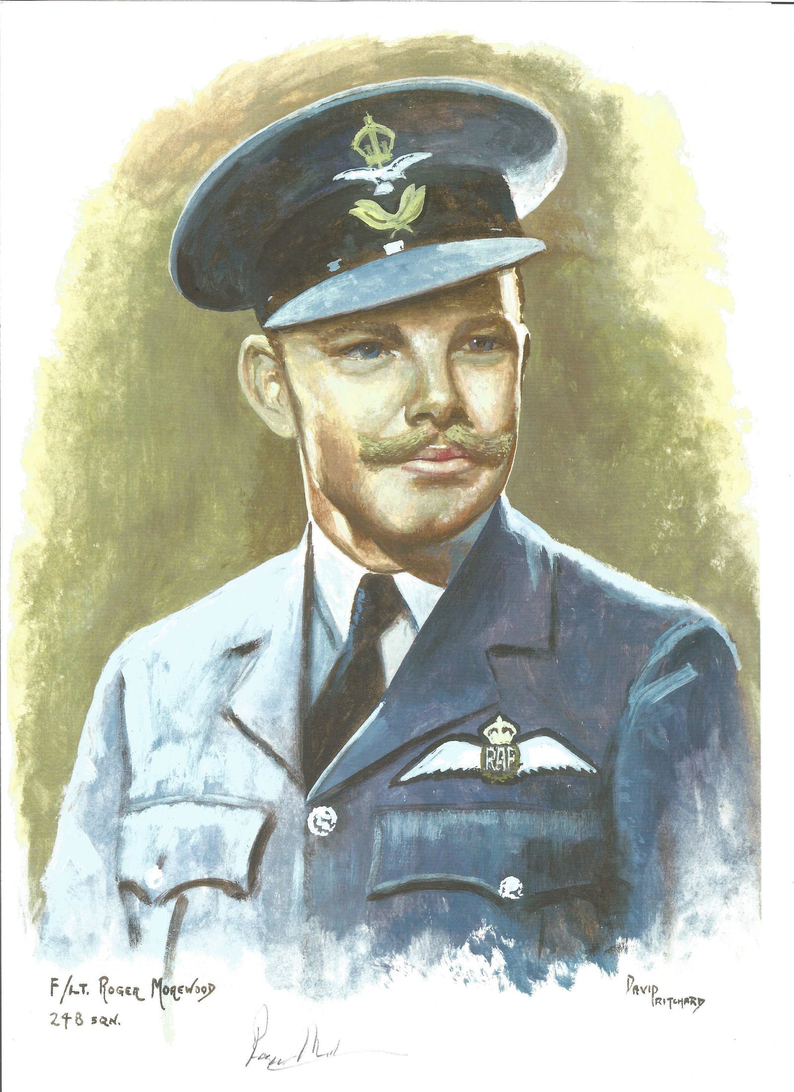 F/Lt Roger Morewood WW2 RAF Battle of Britain Pilot (1 of 1)