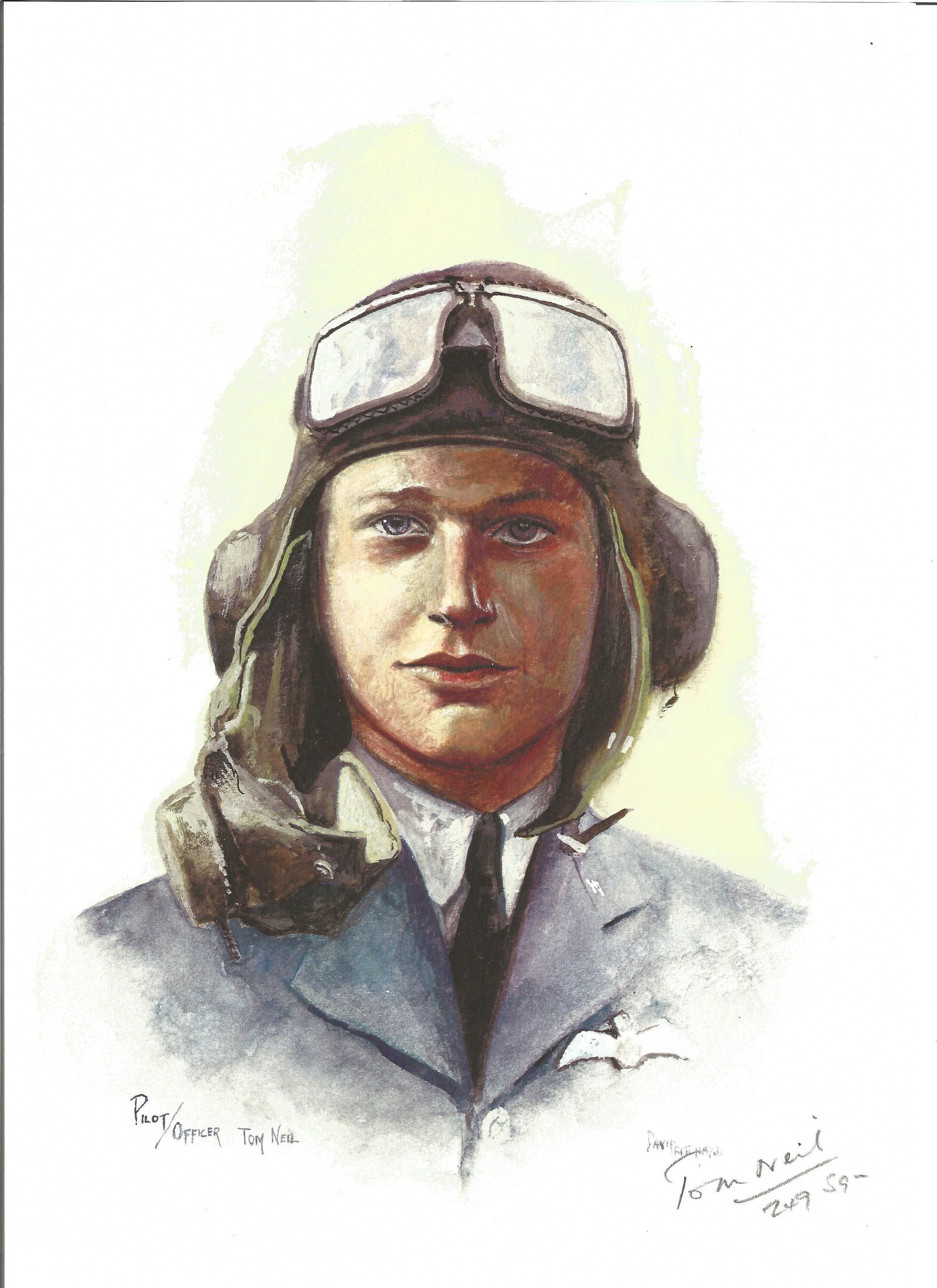 Plt Off Tom Neil WW2 RAF Battle of Britain Pilot signed (1 of 1)
