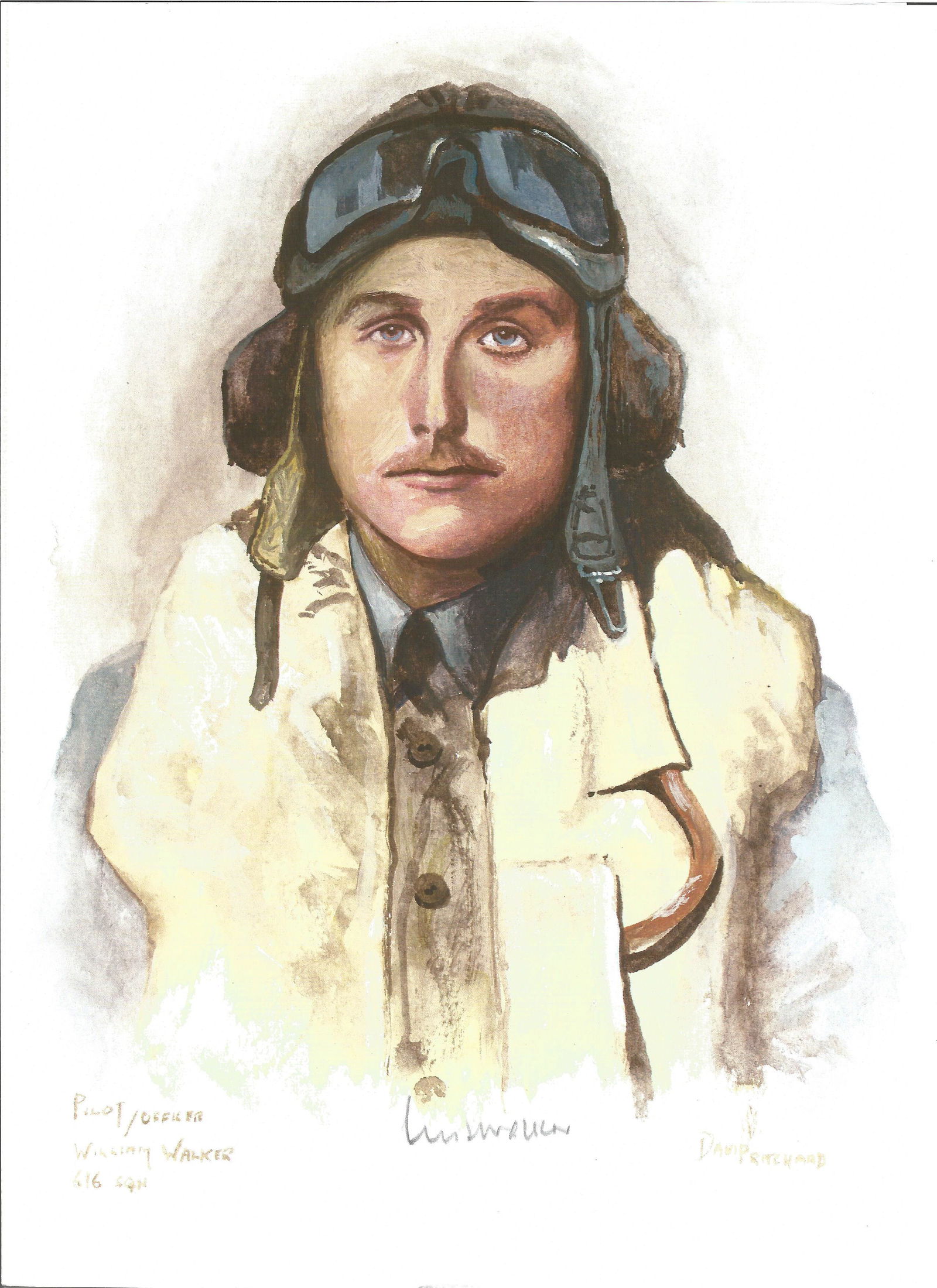 Plt Off William Walker WW2 RAF Battle of Britain Pilot (1 of 1)