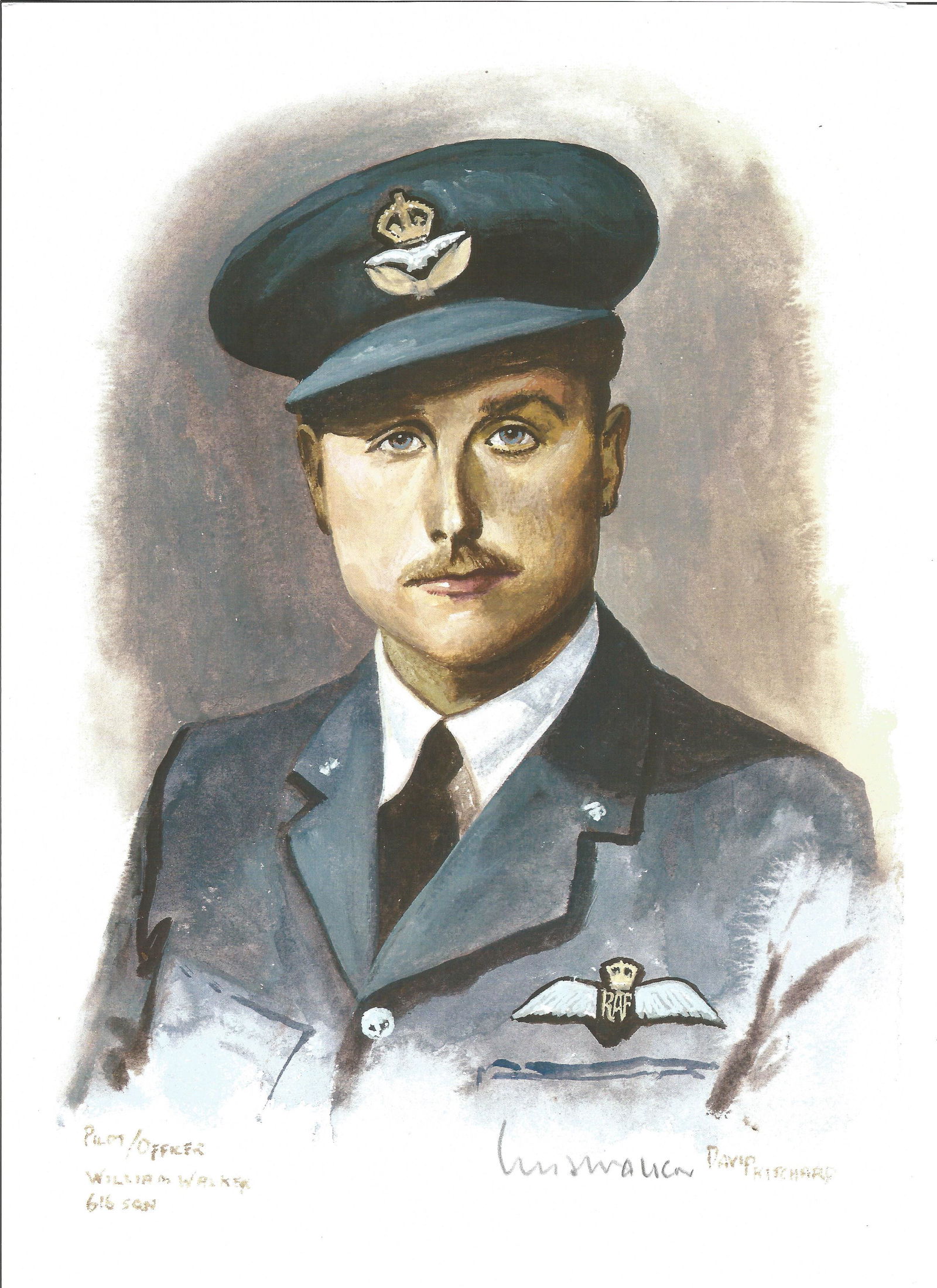 Plt Off William Walker WW2 RAF Battle of Britain Pilot (1 of 1)