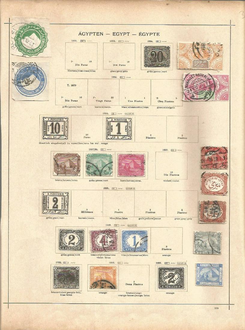 Assorted stamp collection mainly prior to 1900. 70 (1 of 3)