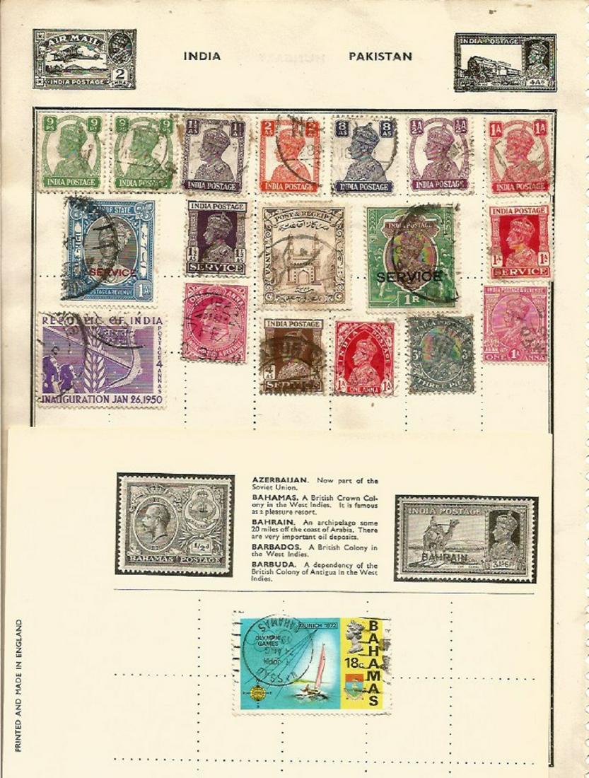 BCW stamp collection on 22 loose pages. Includes (1 of 3)