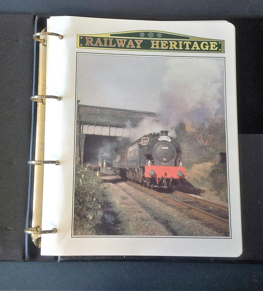 Railway Heritage - Westminster stamp album. Contains 12 (1 of 4)