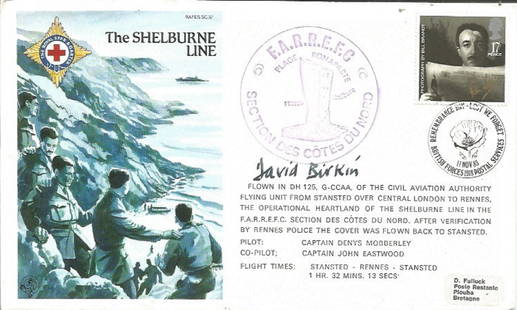 David Birkin signed Escaping Society cover RAFES SC37: David Birkin signed Escaping Society cover RAFES SC37 The Shelburne Line. All autographs come with a Certificate of Authenticity. We combine postage on multiple winning lots and can ship worldwide. UK