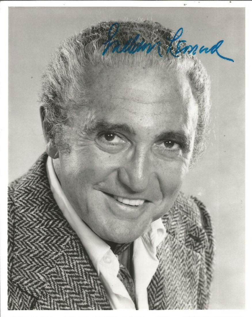 Sheldon Leonard signed 10x8 black and white photo.: Sheldon Leonard signed 10x8 black and white photo. February 22, 1907 - January 10, 1997) was an American film and television actor, producer, director, and writer. All autographs come with a Certifica