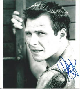 Christian Slater signed 10x8 black and white photo.: Christian Slater signed 10x8 black and white photo. Christian Michael Leonard Slater (born August 18, 1969) is an American actor, voice actor, and producer. He made his film debut with a leading role