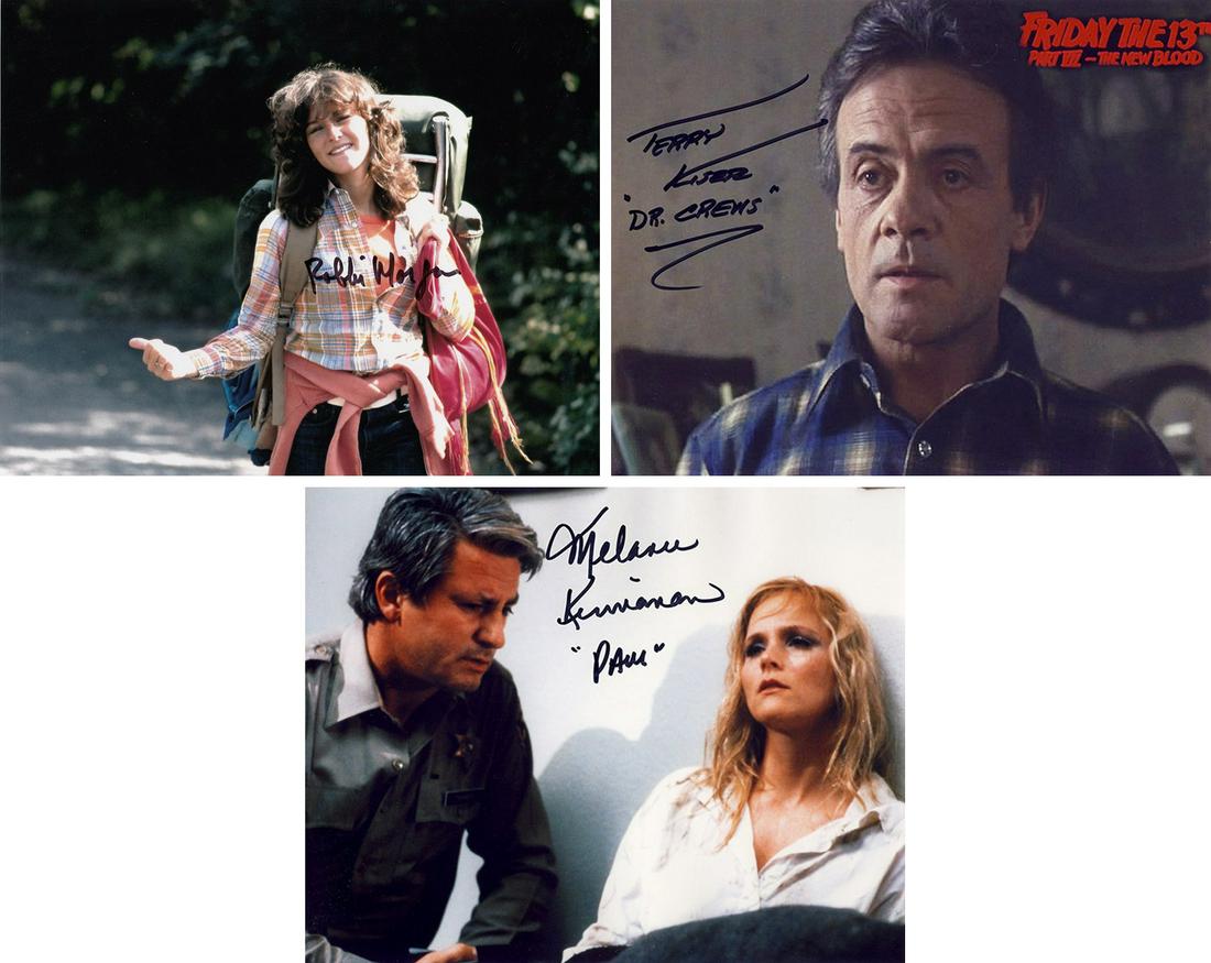 Blowout Sale! Lot of 3 Friday 13th hand signed 10x8 (1 of 1)