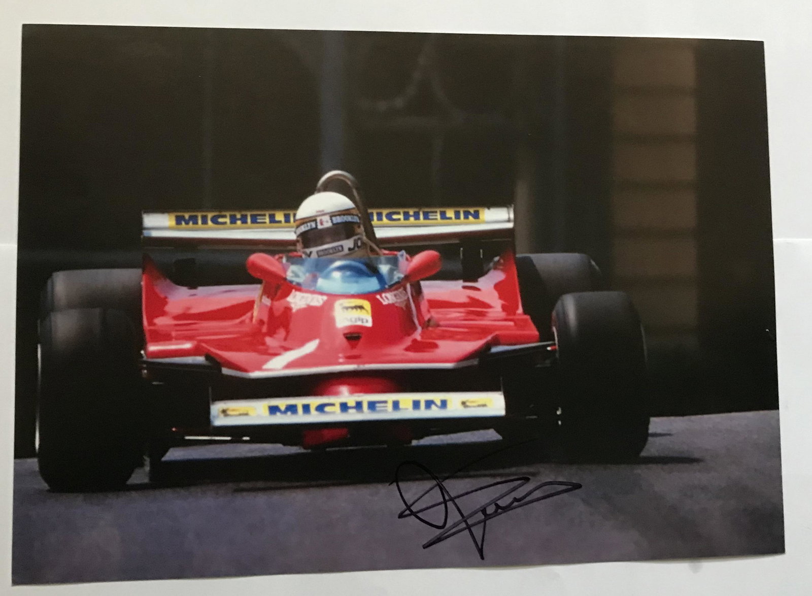 Motor Racing Jody Scheckter signed 12 x 8 inch colour (1 of 1)
