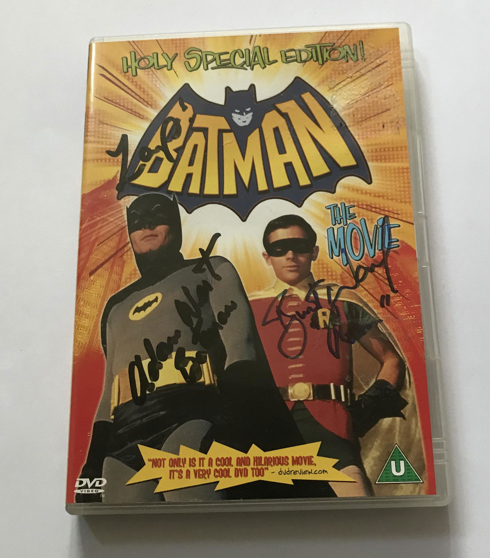 Batman Adam West and Burt Ward signed to Batman DVD (1 of 1)