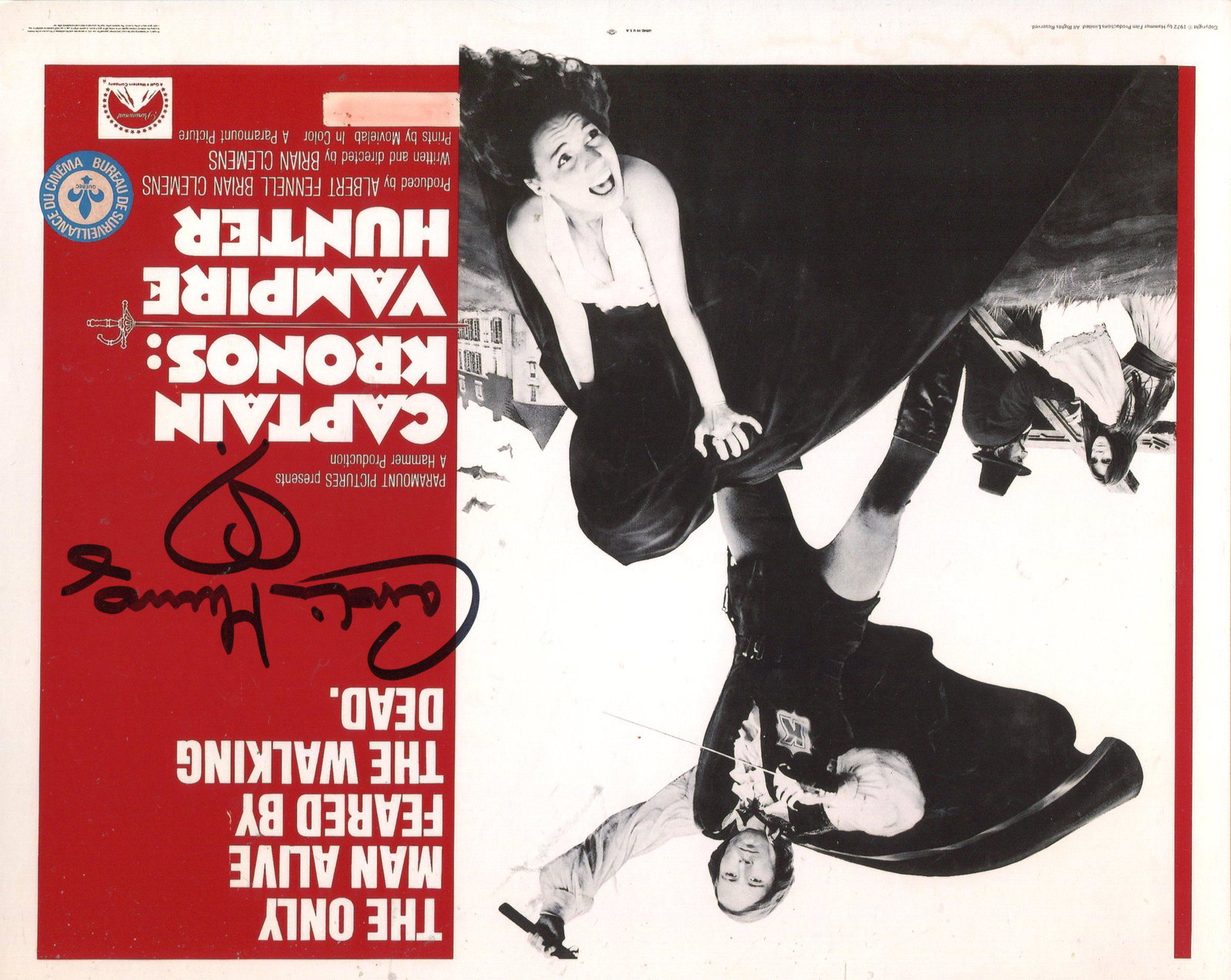 Caroline Munro. 8x10 Captain Kronos movie poster photo (1 of 1)