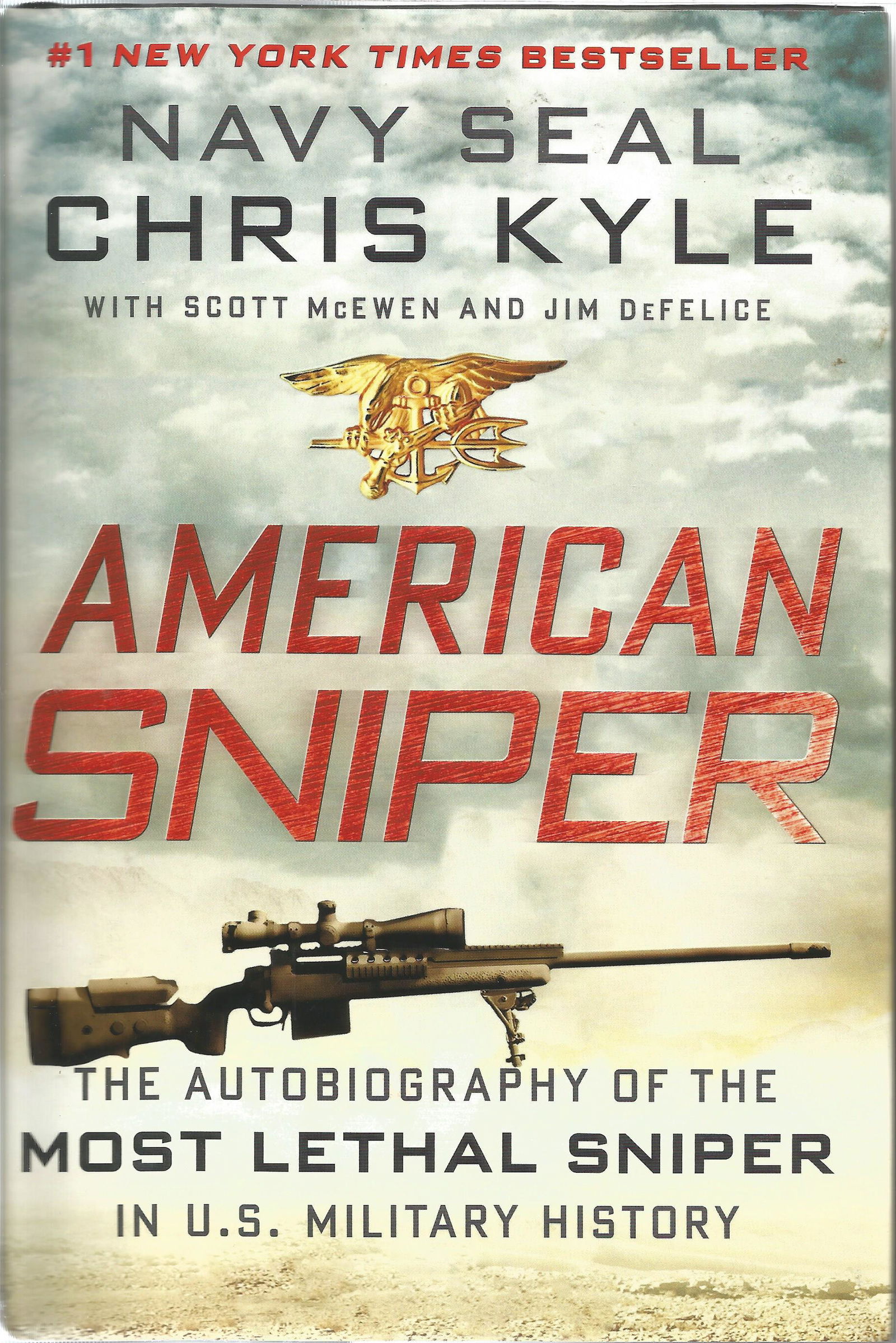 Chris Kyle American Sniper Signed Book (Us Version) (1 of 1)