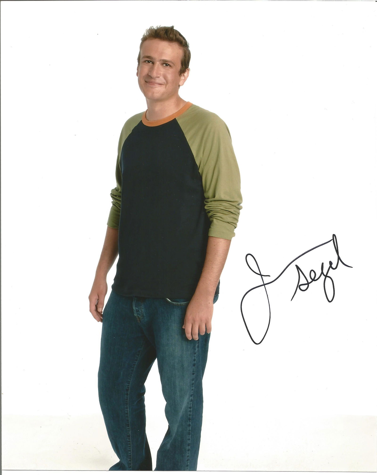 Jason Segel signed full body shot 10 x 8 colour photo. (1 of 1)