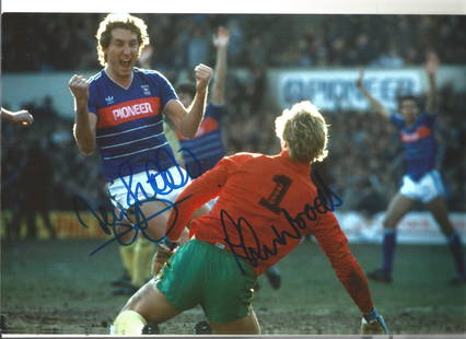 Terry Butcher and Chris Woods Ipswich City Signed 10 x: Terry Butcher and Chris Woods Ipswich City Signed 10 x 8 inch football photo. Good condition. All autographs come with a Certificate of Authenticity. We combine postage on multiple winning lots and ca