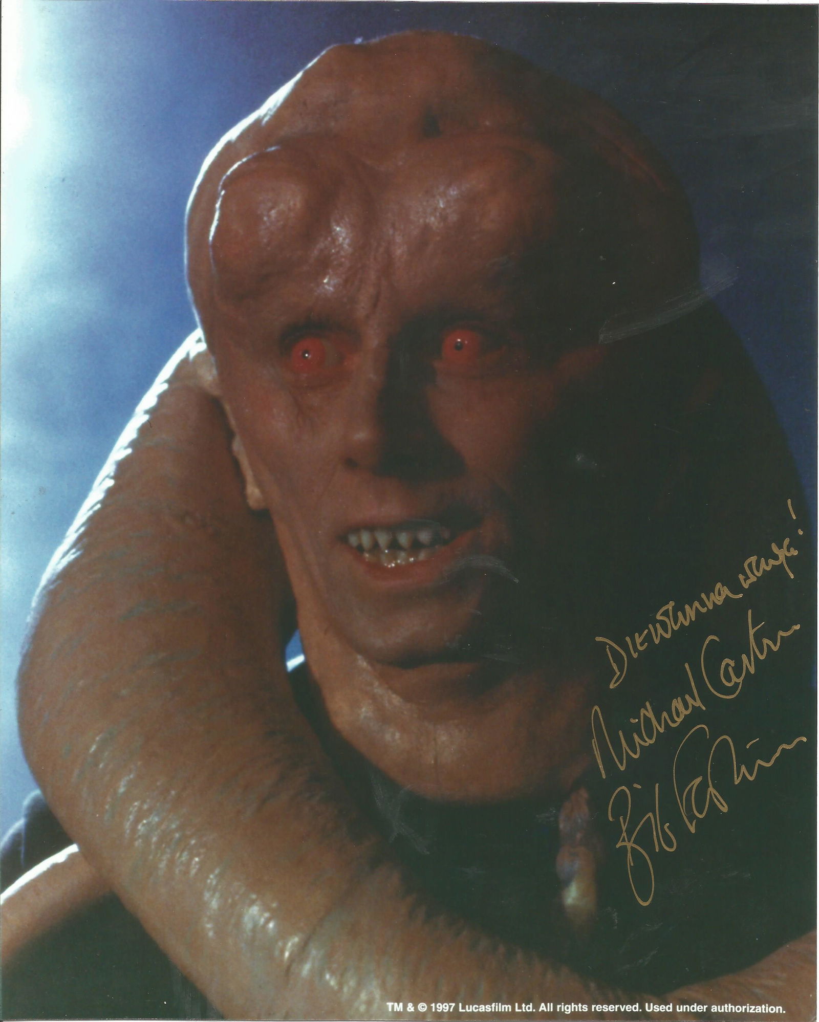 Star Wars Michael Carter signed 10x8 colour photo (1 of 1)