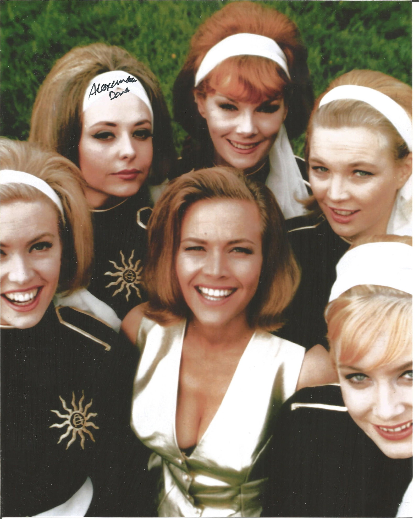 Alexandra Dane Goldfinger pilot signed 10 x 8 inch (1 of 1)