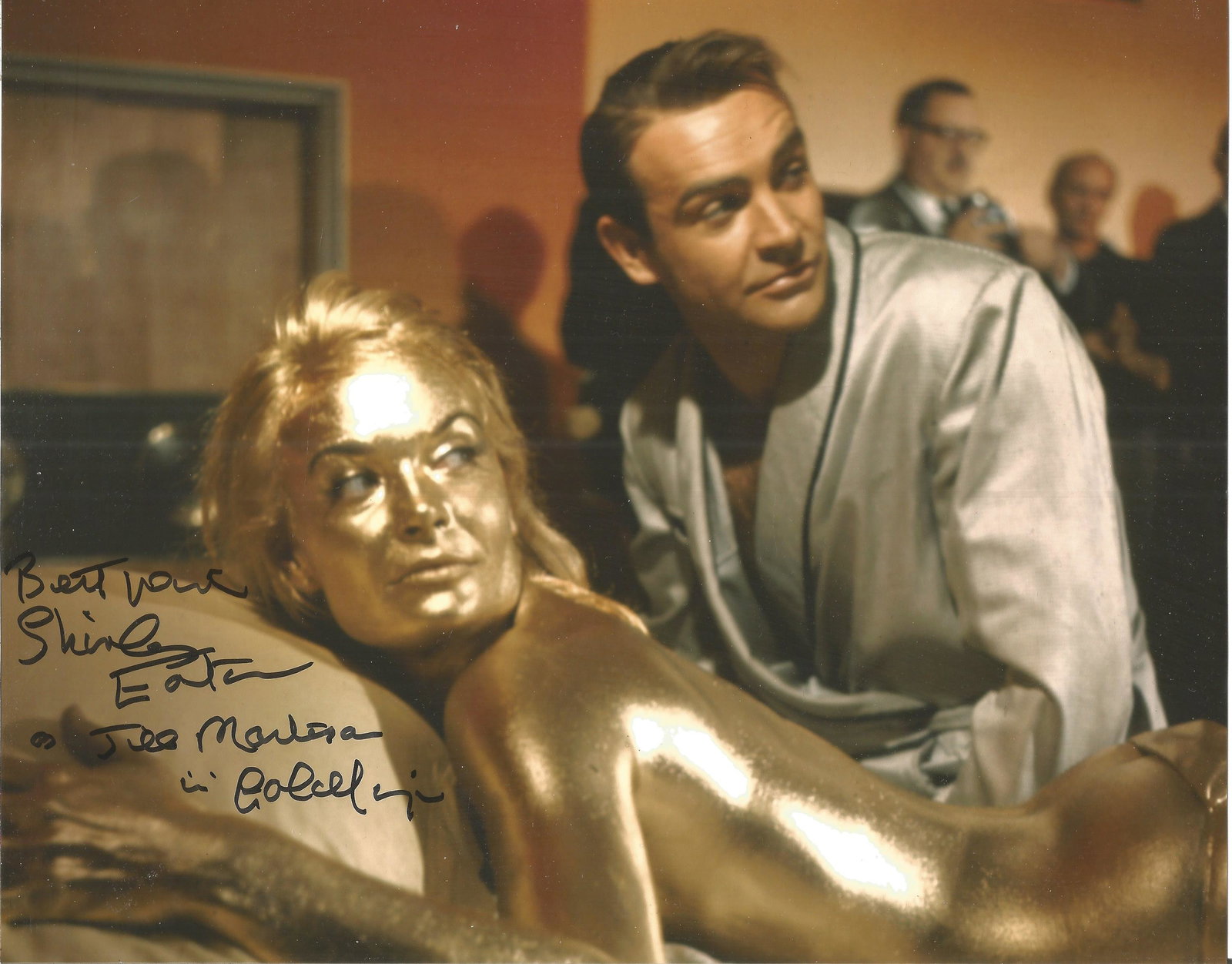 Shirley Eaton Goldfinger signed 10 x 8 inch colour (1 of 1)