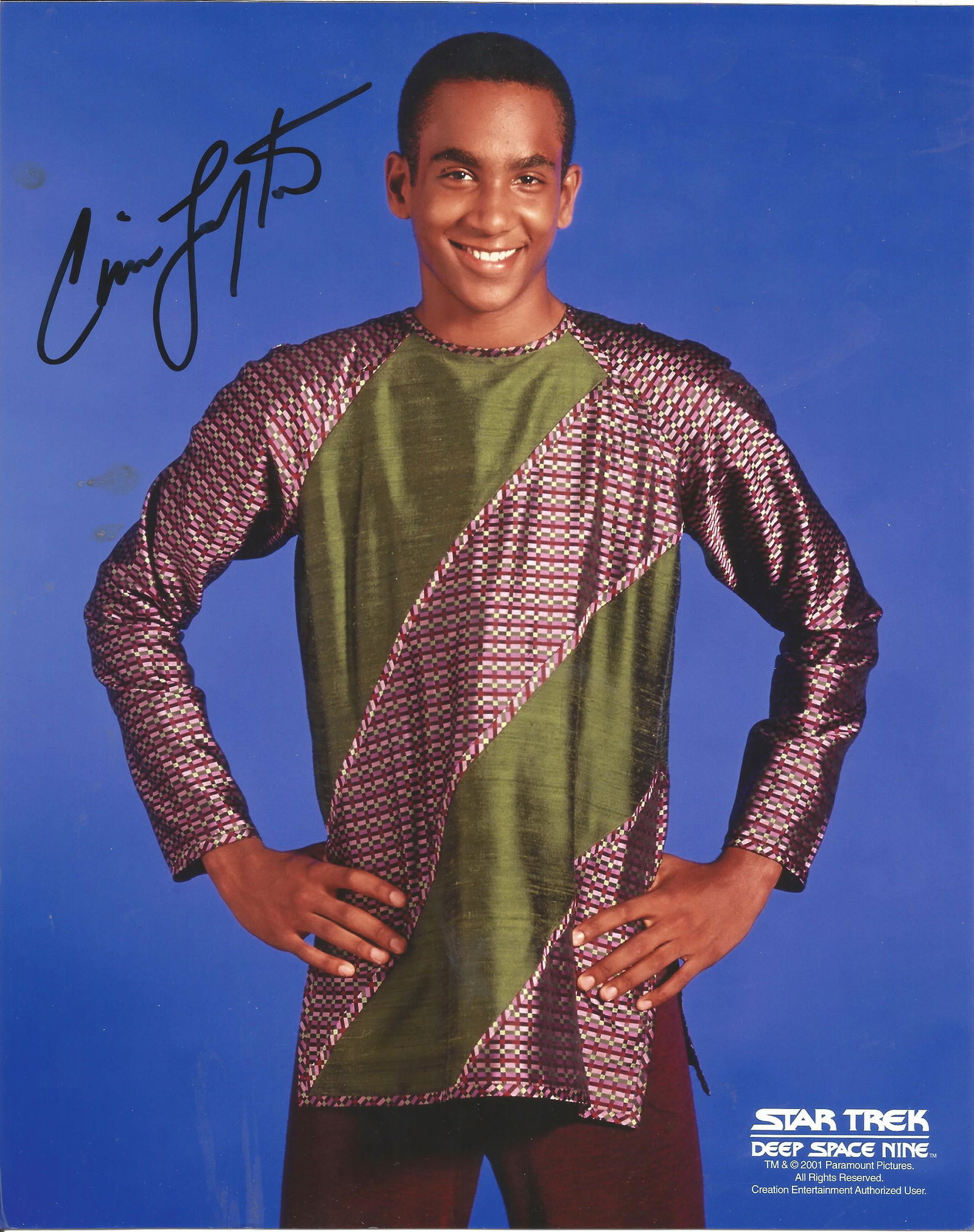 Star Trek Deep Space Nine Cirroc Lofton signed 10x8 (1 of 1)