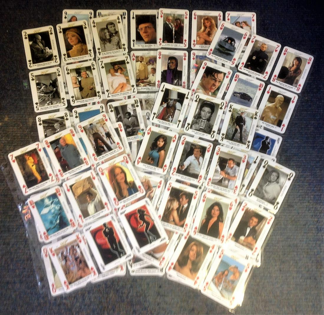 James Bond collection 104 picture playing card each on (1 of 1)