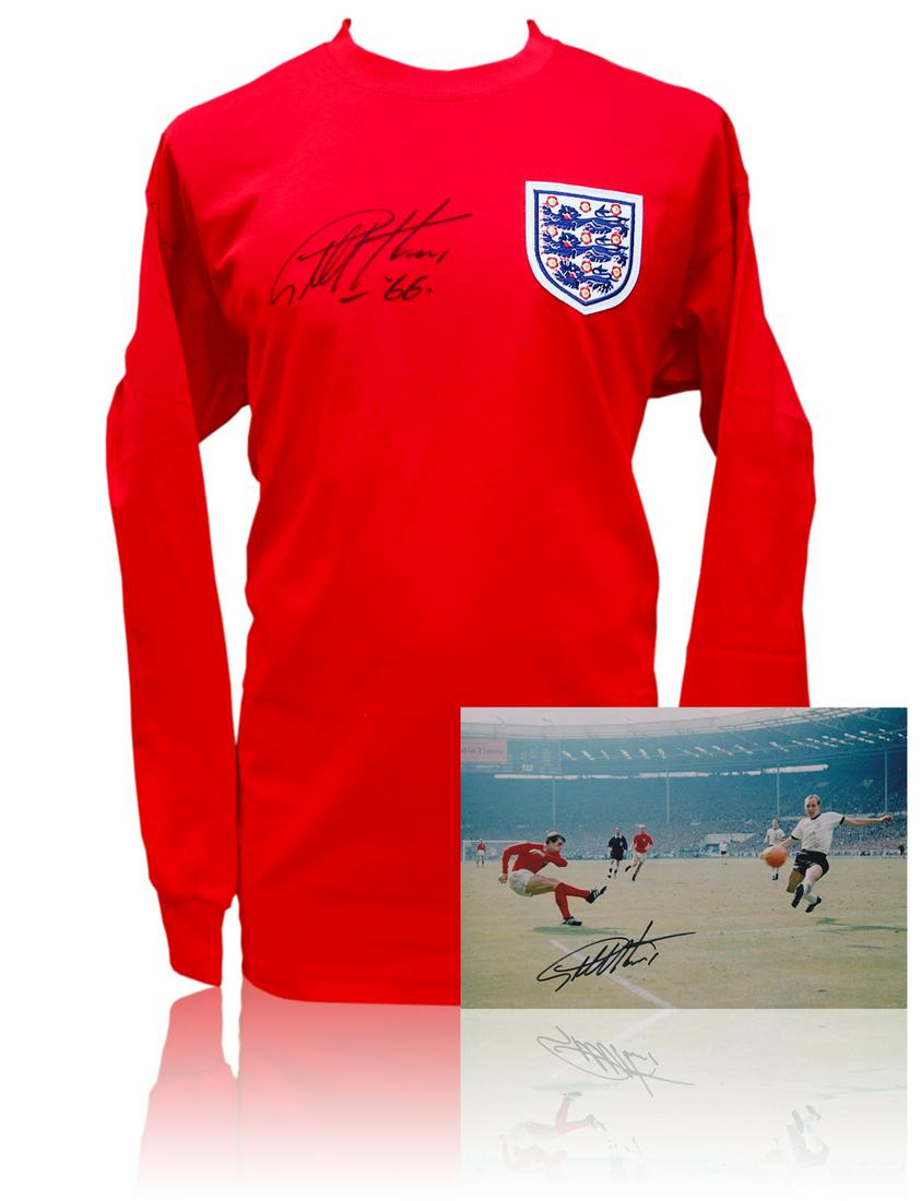 Football Geoff Hurst Autographed ENGLAND 1966 replica (1 of 1)