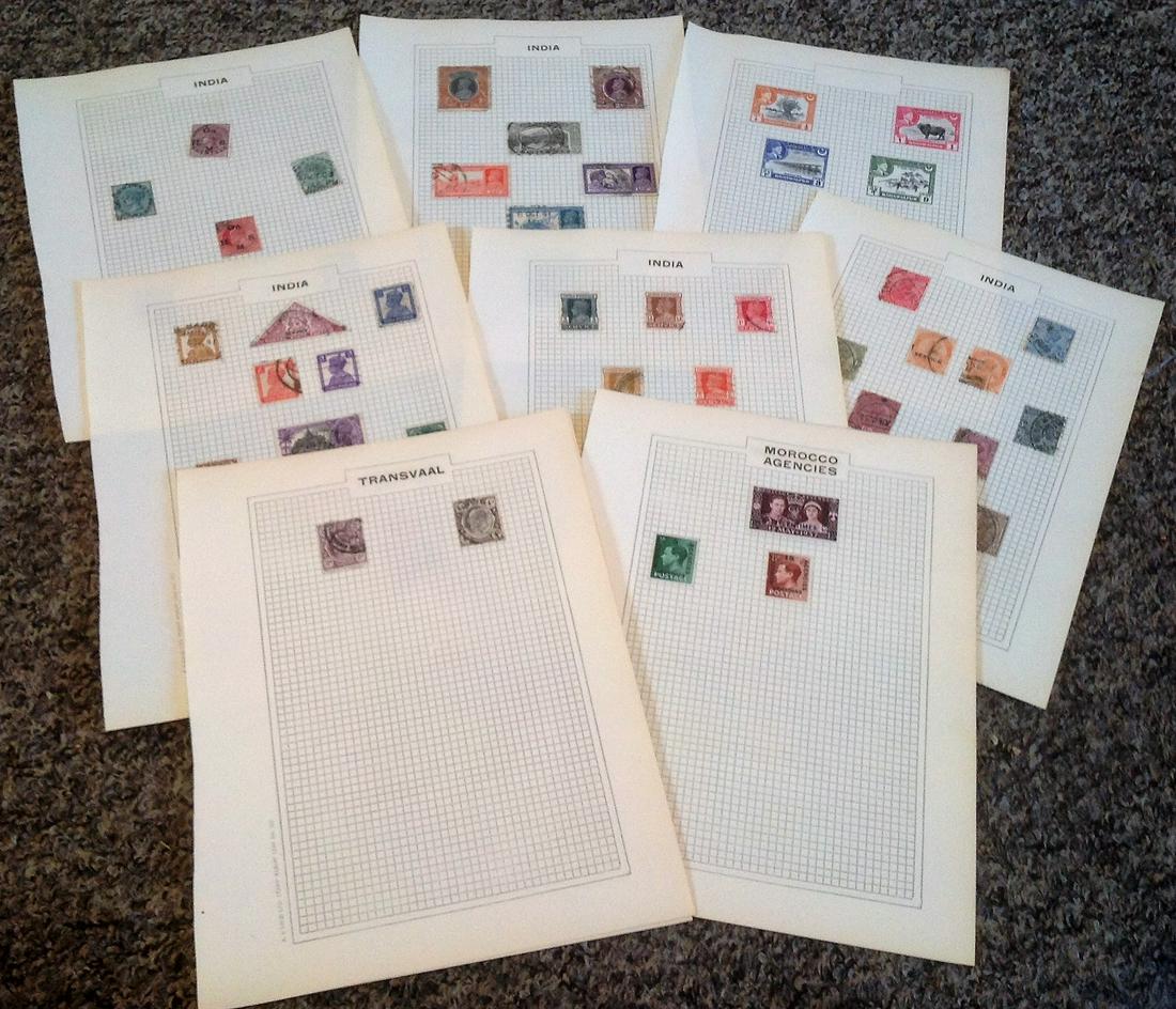 British Commonwealth stamp collection 10 loose album (1 of 1)