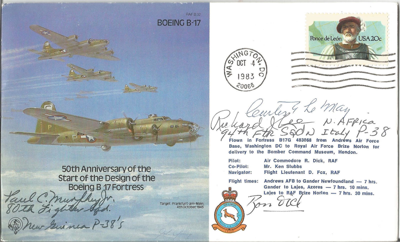 Flying Fortress B 17 Bomber Alarm Clock