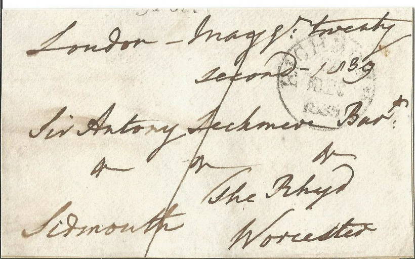 Henry Addington The Viscount Sidmouth Als Signature