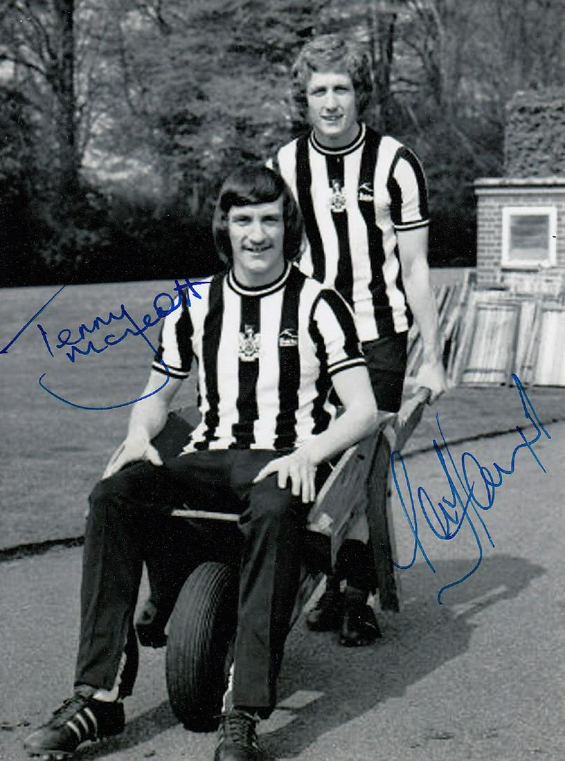 Autographed Newcastle 8 X 6 Photo - B/W, Depicting (1 of 1)