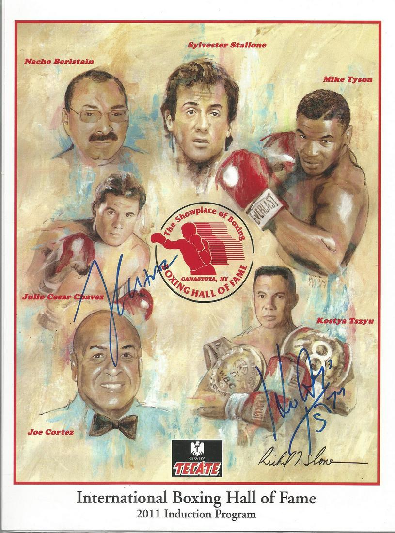 Boxing IBHOF 2011 Induction hand signed official (1 of 1)