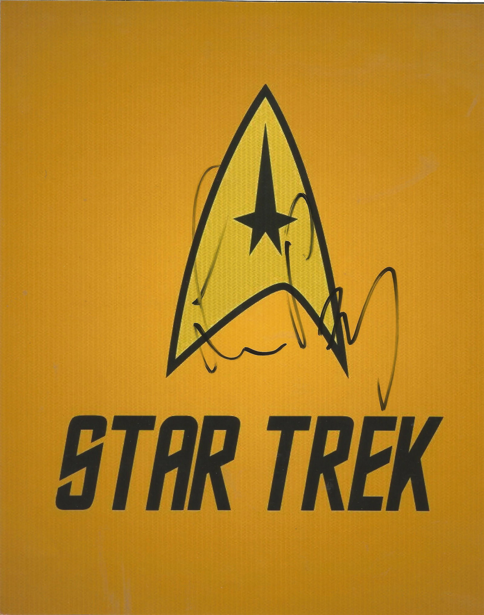 Simon Pegg signed 10x8 Star Trek colour photo. Good (1 of 1)