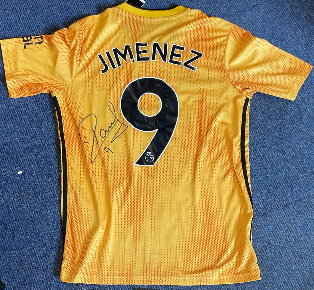 Football RaÃºl JimÃ©nez signed Wolverhampton Wanderers (1 of 1)