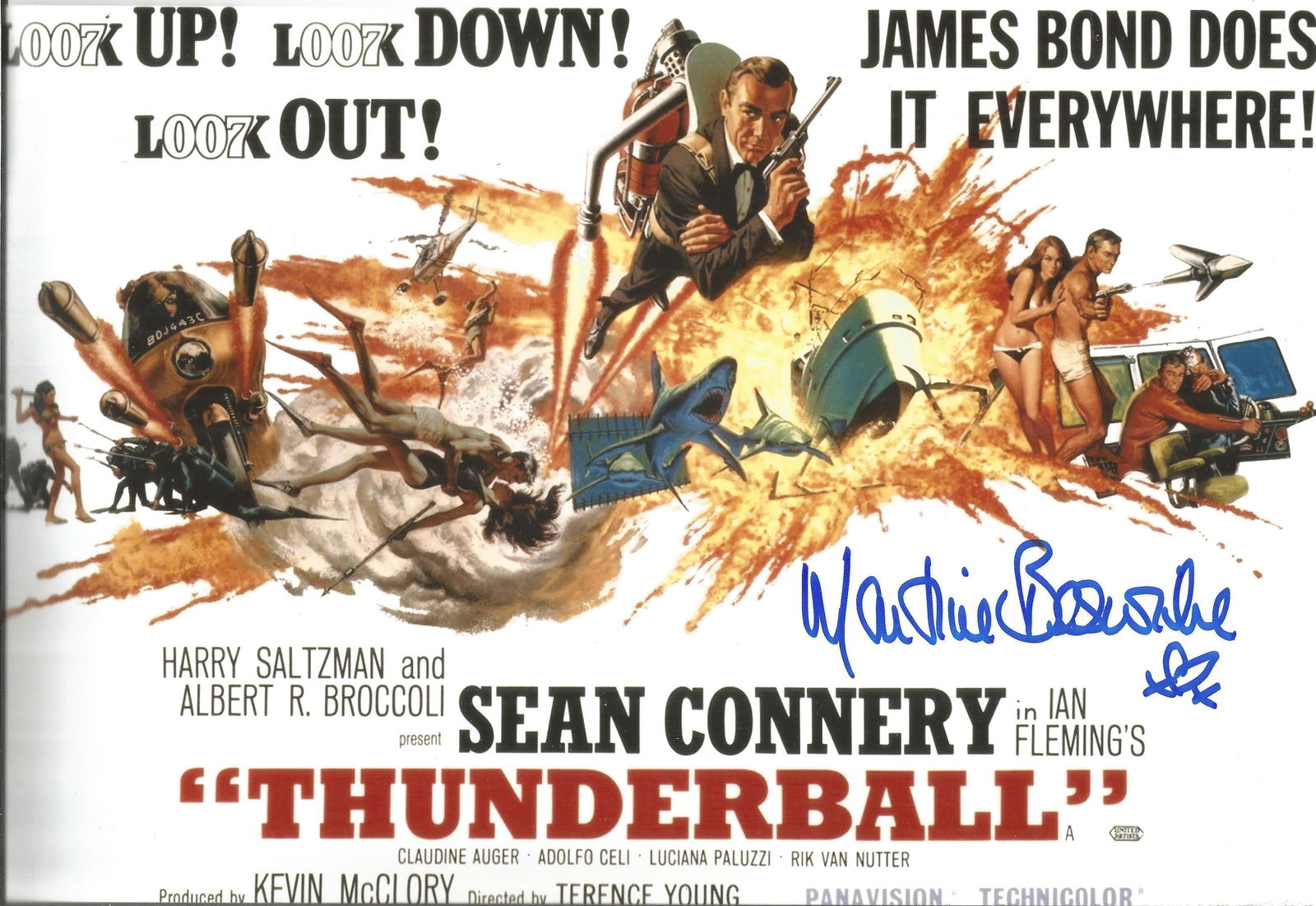 Martin Beswick signed 10 x 8 inch colour James Bond (1 of 1)