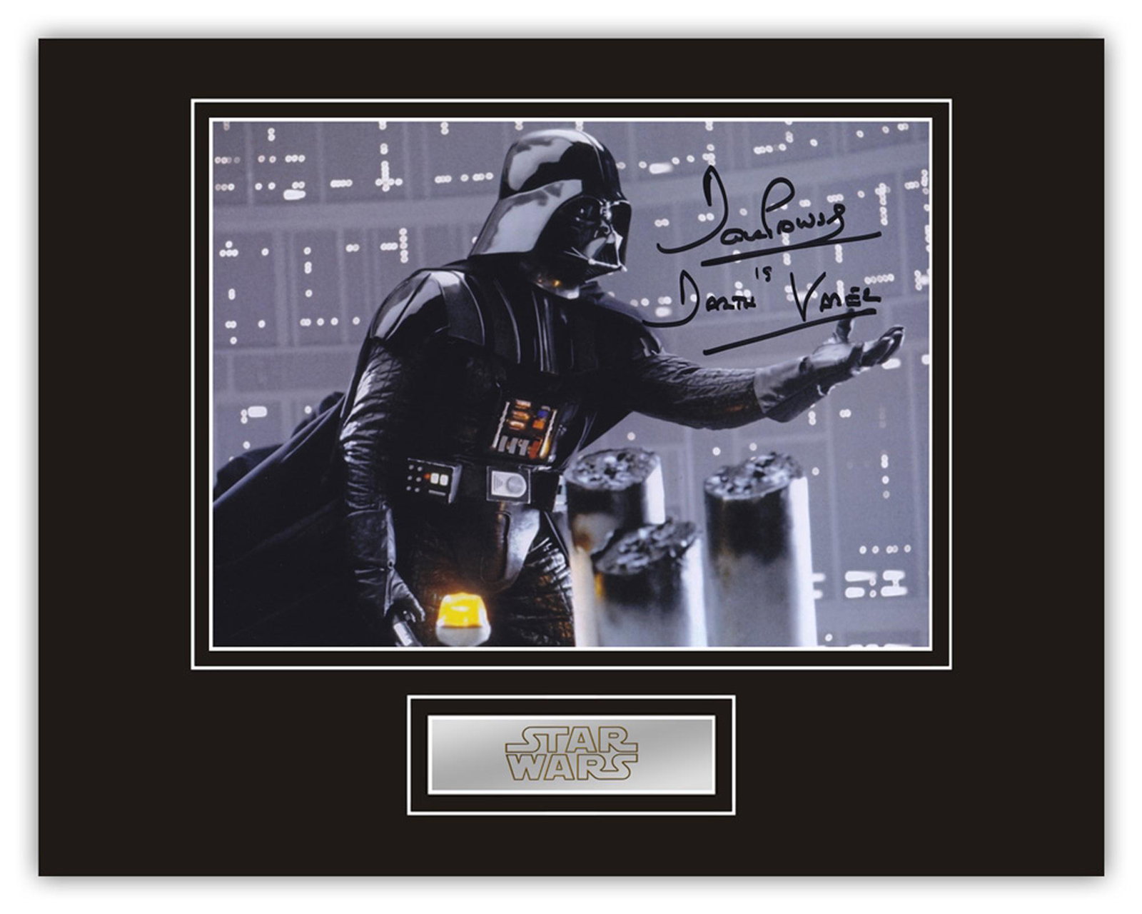 Stunning Display! Star Wars Dave Prowse hand signed (1 of 1)