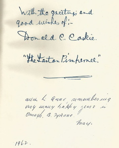 Dr Donald Caskie. The Tartan Pimpernel. A Ww2 Hardback