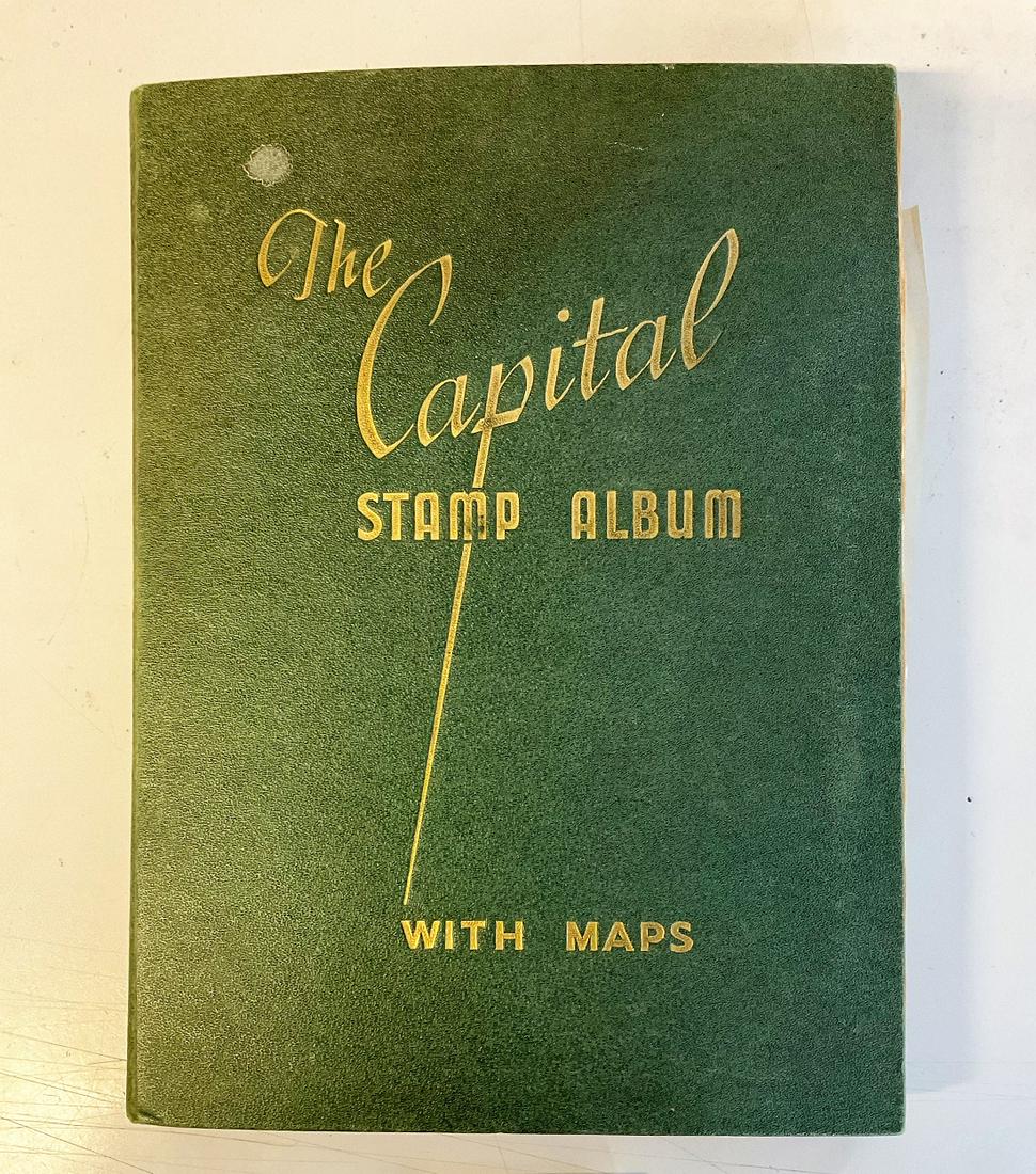 The Capital Stamp Album with Maps a very full album (1 of 2)