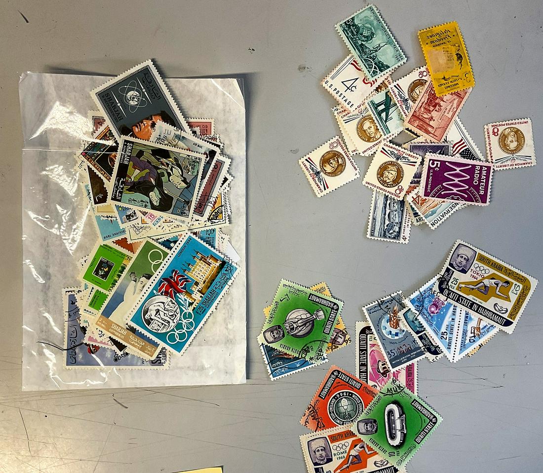 Mint & Used Stamps Including, loose over 70 (pictorial) (1 of 1)