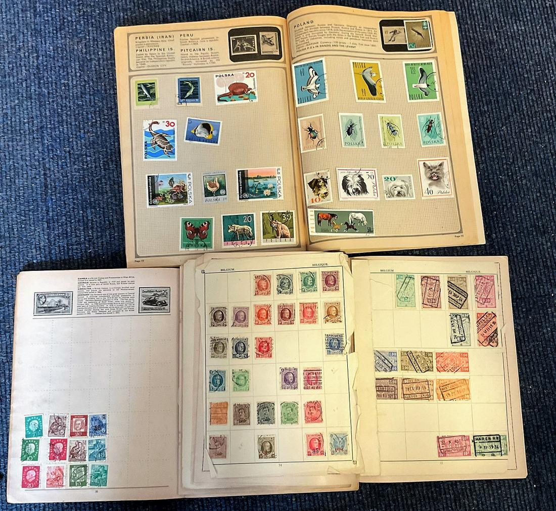3 Stamp Albums Stanley Gibbons Gay Venture Stamp Album (1 of 2)
