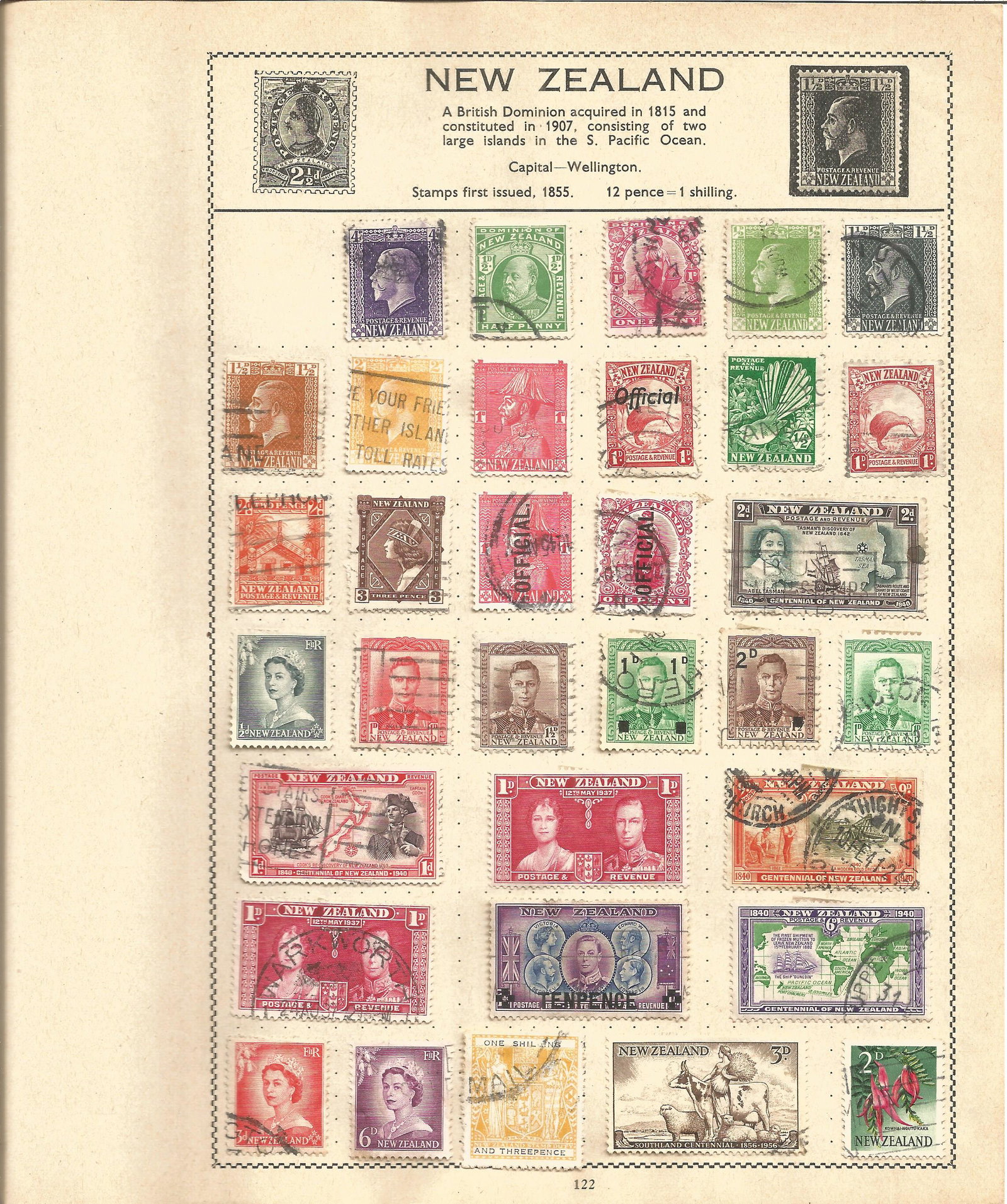 British Commonwealth stamp collection 6 loose album (1 of 2)