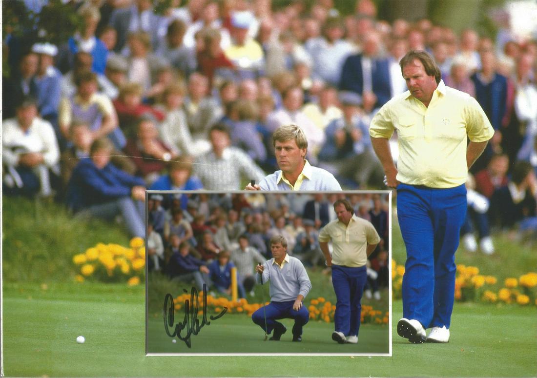 Golf Craig Stadler 12x8 mounted signature superb image: Golf Craig Stadler 12x8 mounted signature superb image pictured in action with Hal Sutton in the Ryder Cup professionally mounted. Craig Robert Stadler , born June 2, 1953, is an American professional