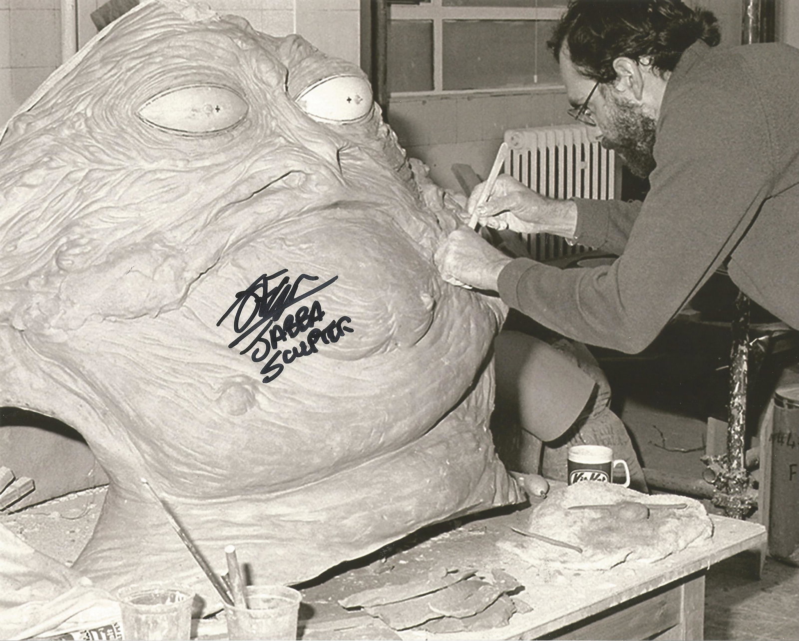 John Coppinger signed 10x8 Jabba the Hut Star Wars (1 of 1)