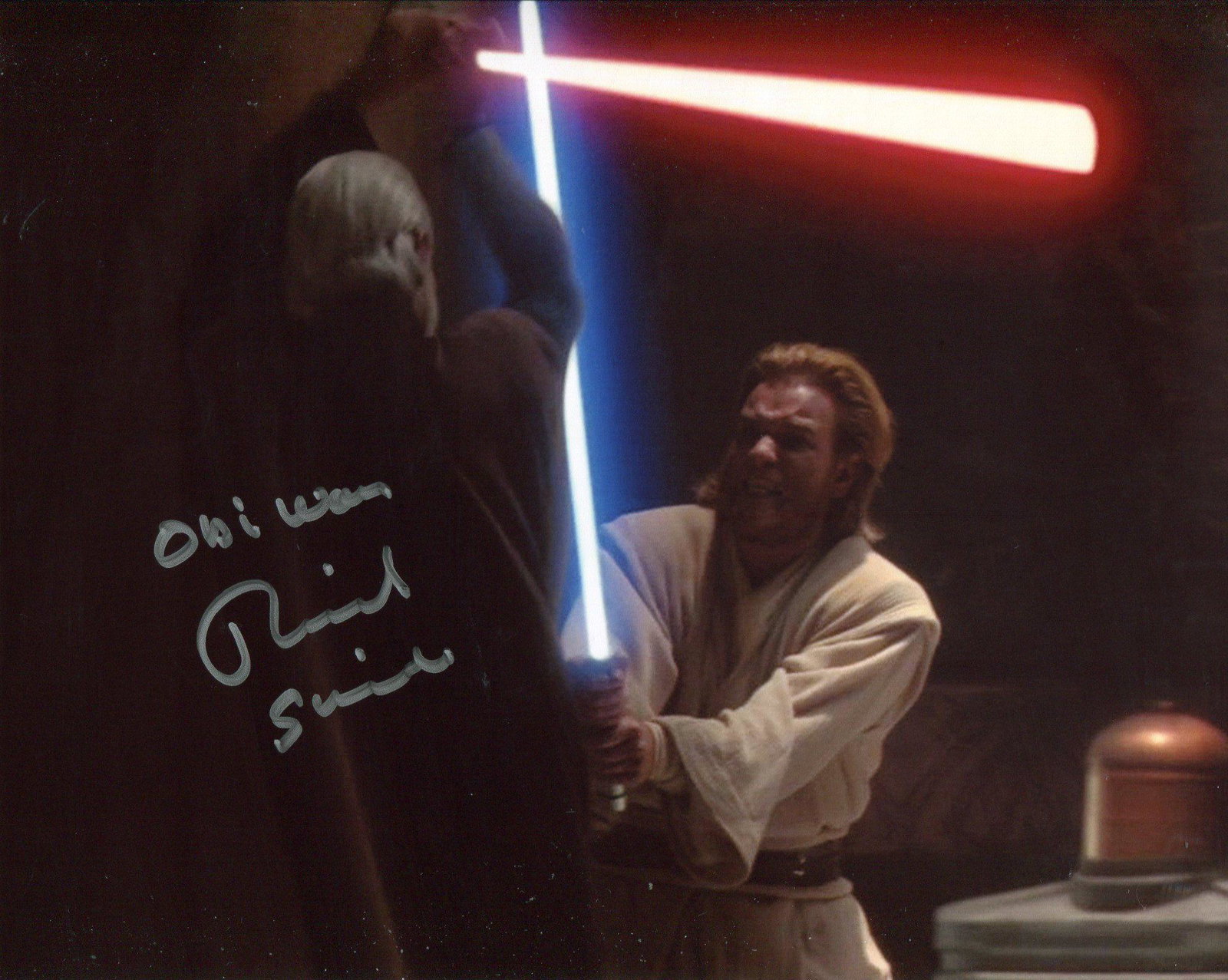 Star Wars 8x10 photo signed by actor Richard Stride who (1 of 1)