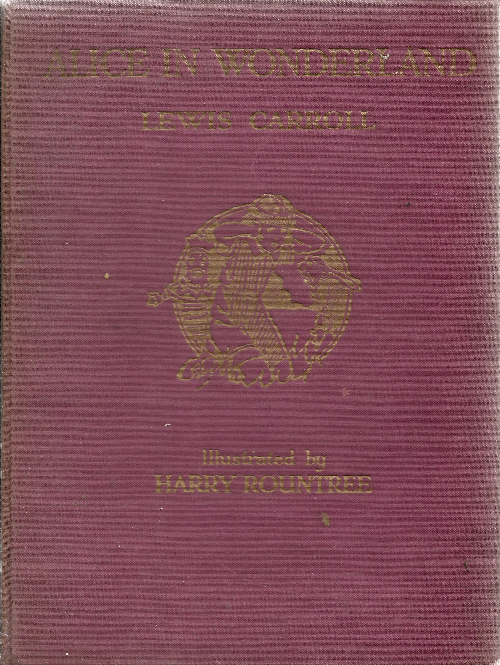Lewis Carroll hardback book Alice's Adventures in: Lewis Carroll hardback book Alice's Adventures in Wonderland published by Collins' Clear-Type press some foxing in good condition. Sold on behalf of the Michael Sobell Cancer Charity. Shipping at cost