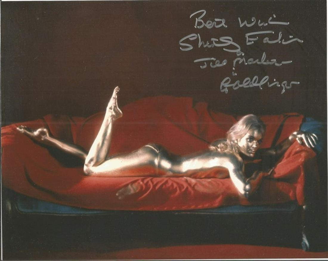 Shirley Eaton signed James Bond 10 x 8-inch colour (1 of 1)